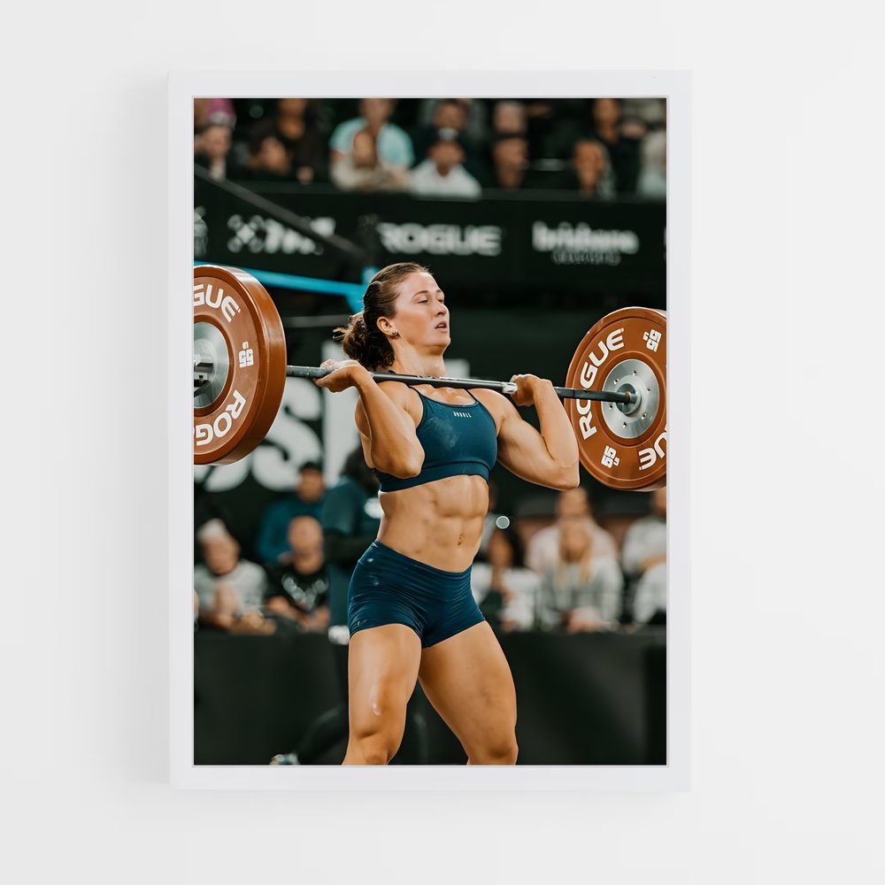 Poster Tia de toomey – affiche Powerlifting (vue 3)